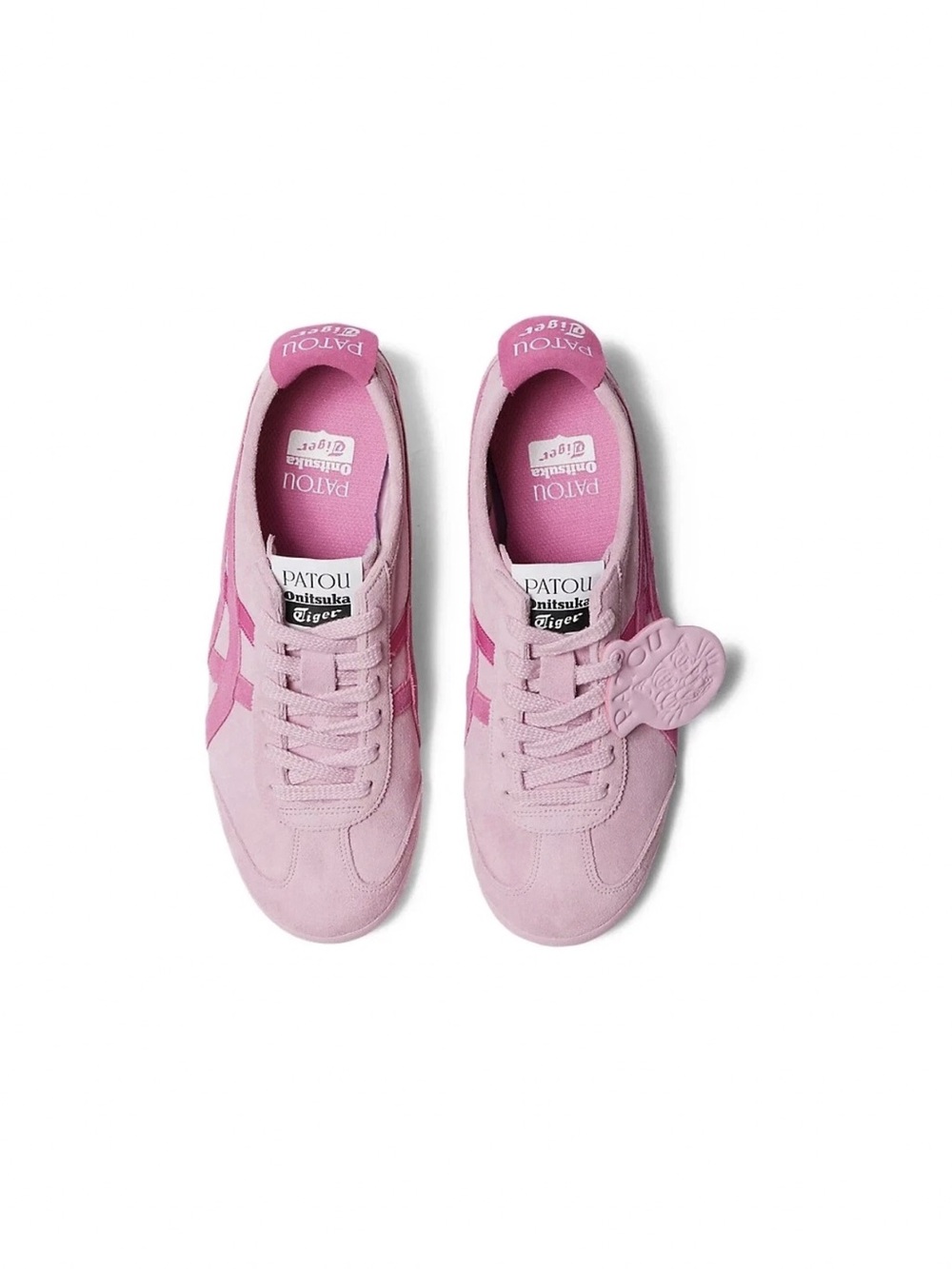 Onitsuka Tiger by Asics Mexico 66 Women's Sneakers in Light Pink and Dark Pink - Picture 5 of 7